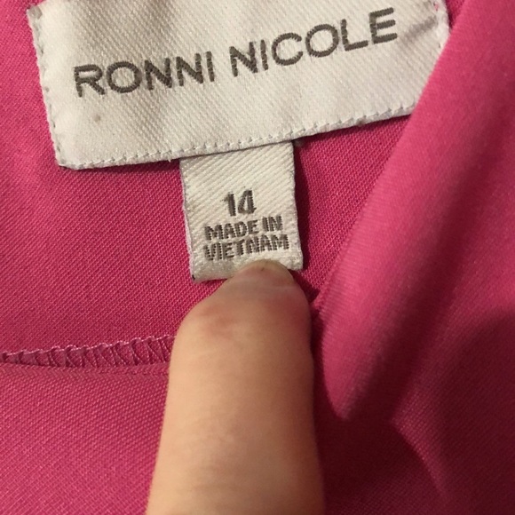 Ronni Nicole Pink Sleeveless Sheath Dress - Picture 3 of 7